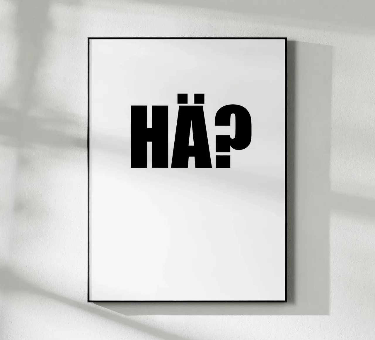 HA? plexiglass da Rossa Sandra