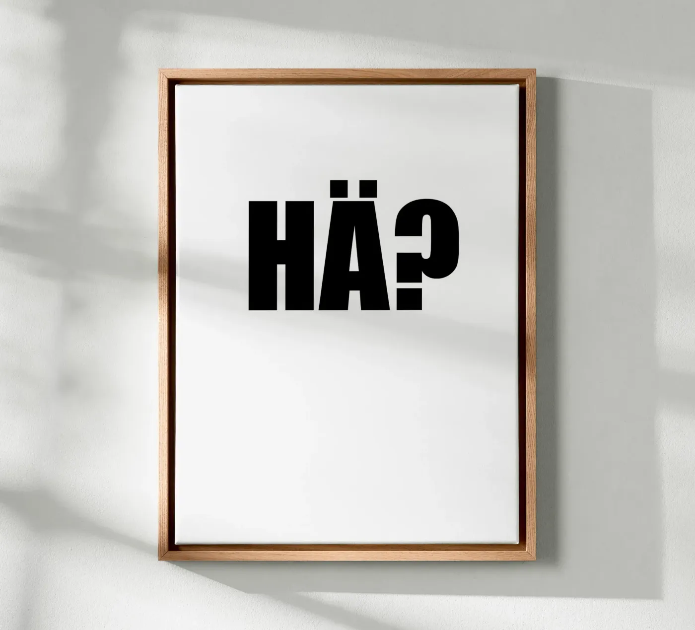 HA? canvas van Rossa Sandra