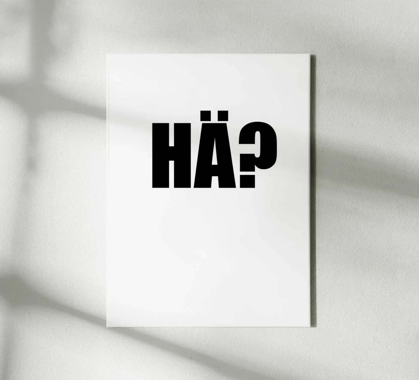 HA? canvas van Rossa Sandra