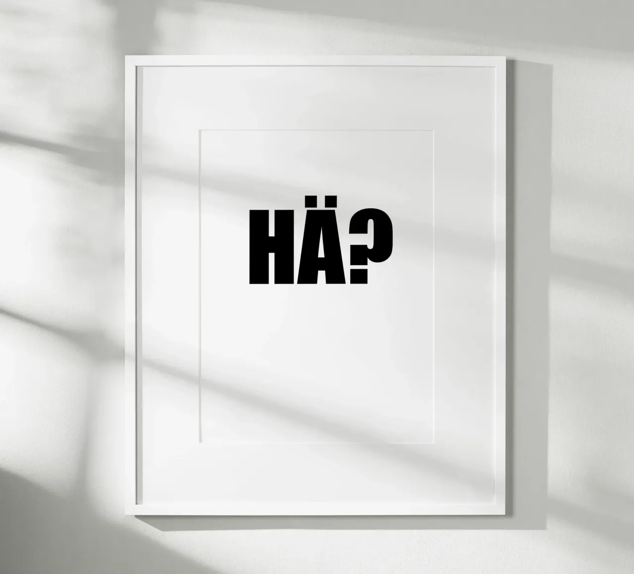 HA? poster da Rossa Sandra