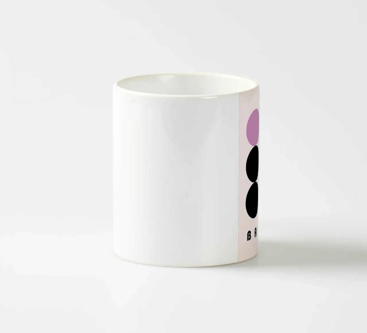 Bauhaus Cirkels Minimal Print keramische mok van Cozy Vibes