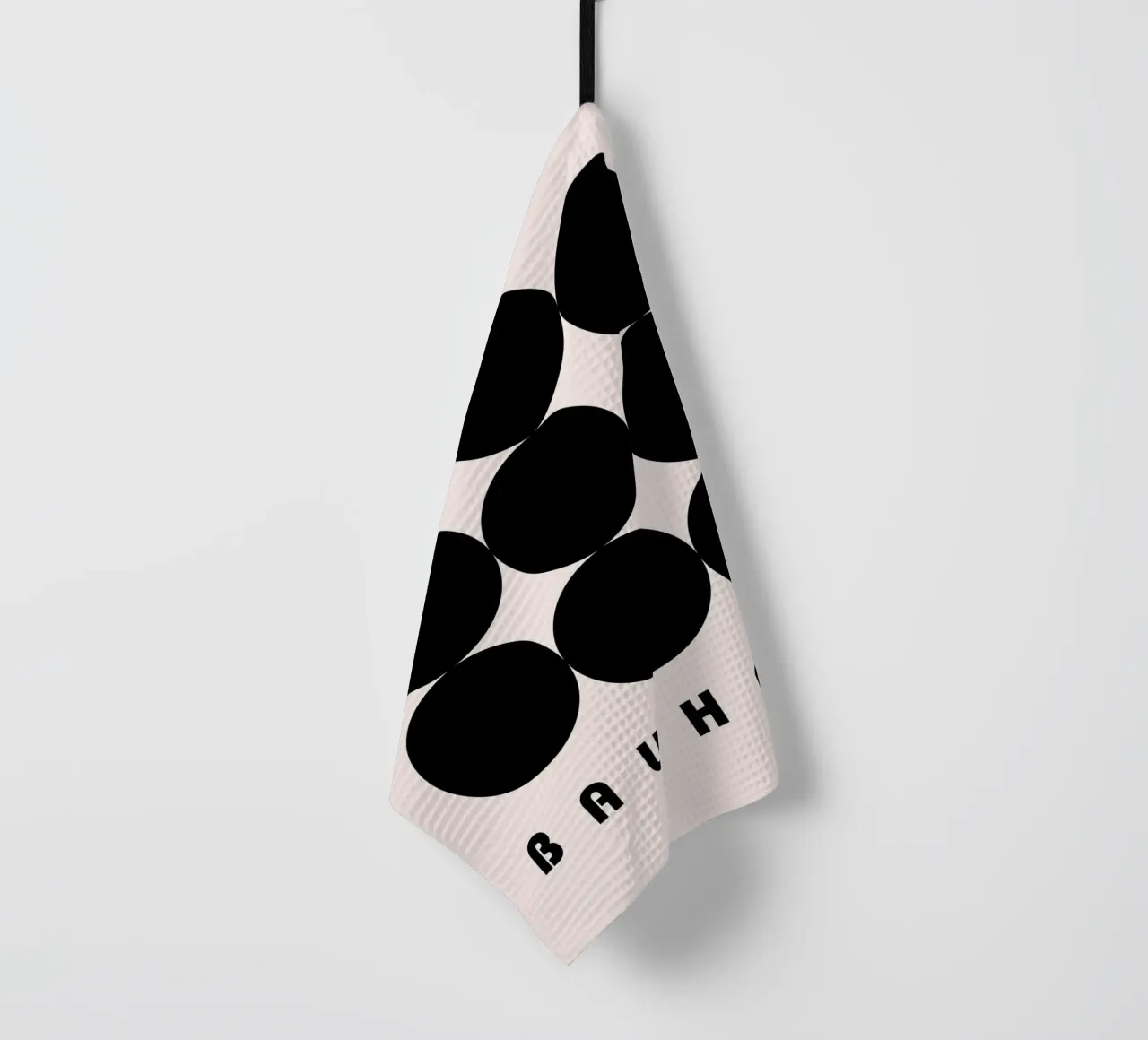 Bauhaus Circles Minimal Print torchon de Cozy Vibes