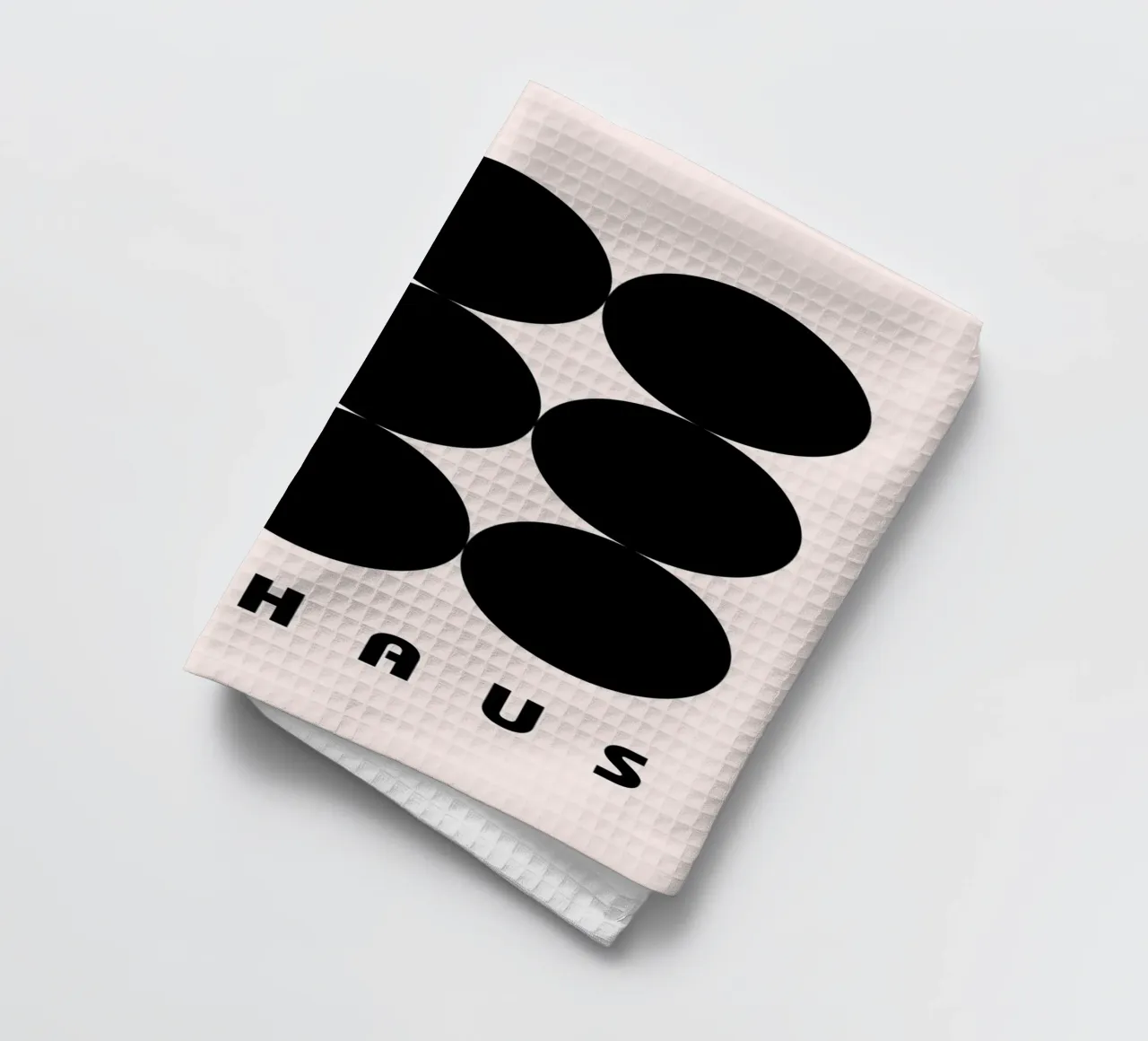Bauhaus Circles Minimal Print torchon de Cozy Vibes