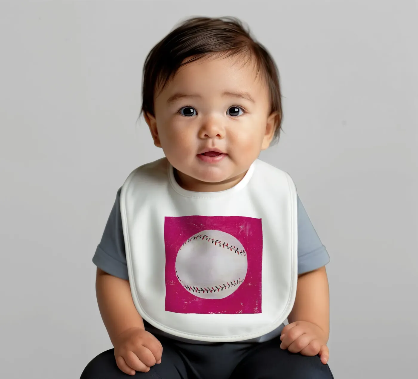 Baseball Babylätzchen von Andy Bridge