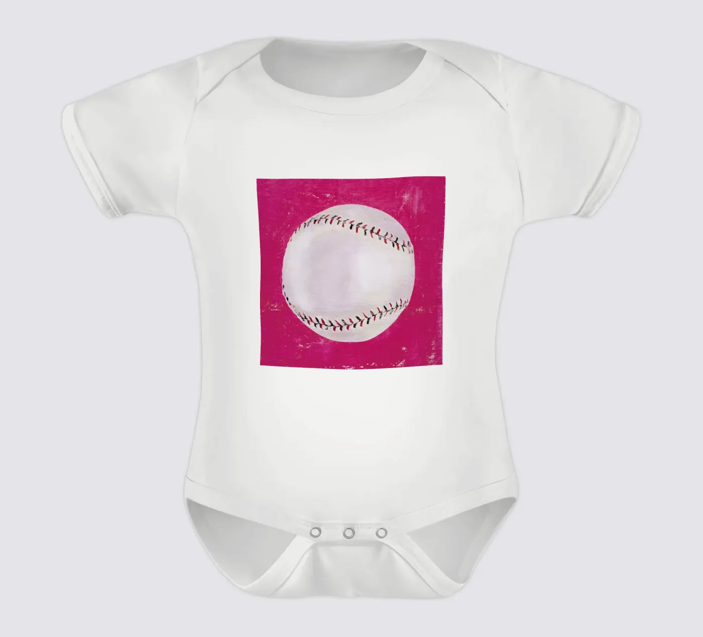 Baseball Kurzarm Babybody von Andy Bridge