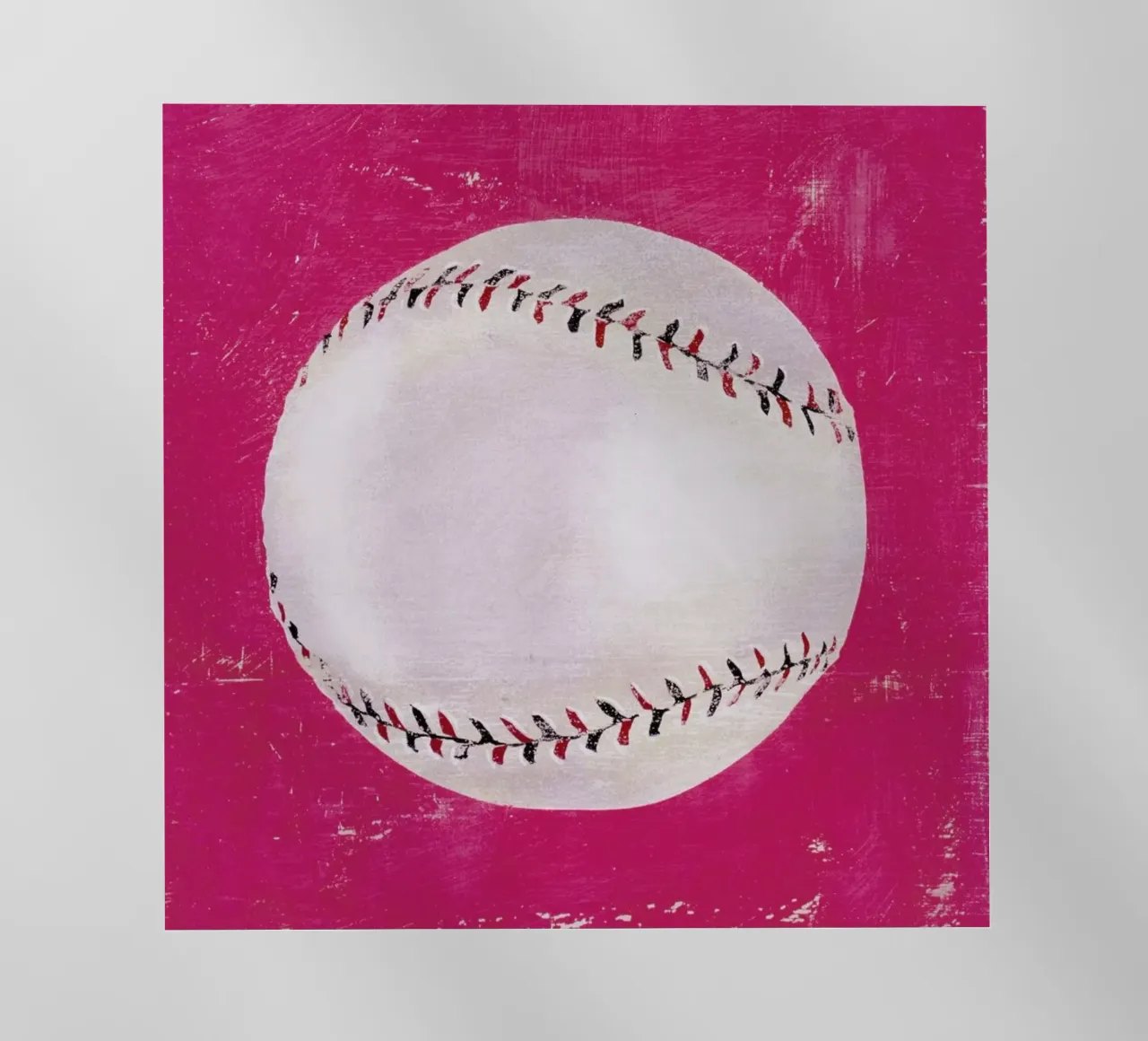 Baseball backlit folie van Andy Bridge