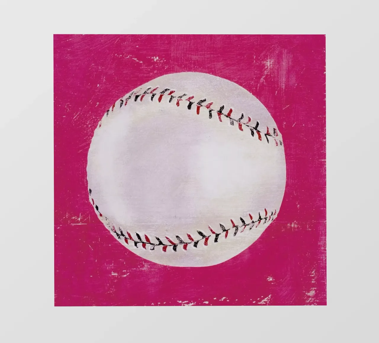 Baseball backlit folie van Andy Bridge