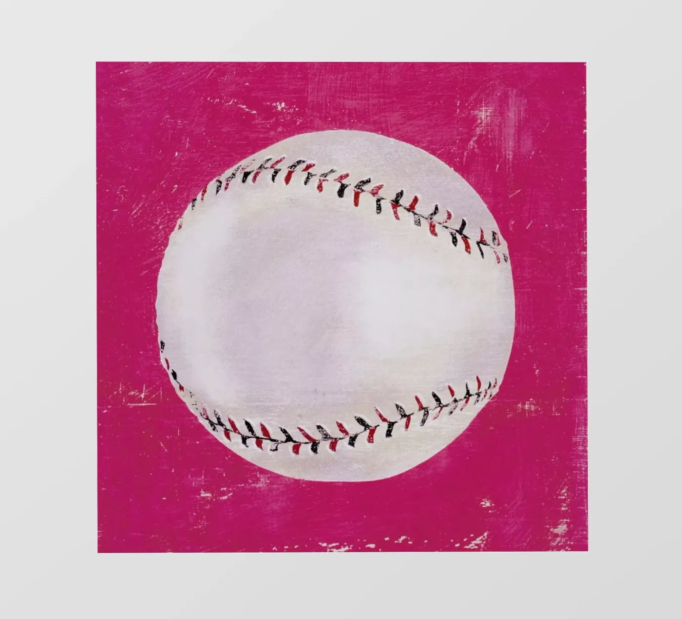 Baseball backlit film by Andy Bridge