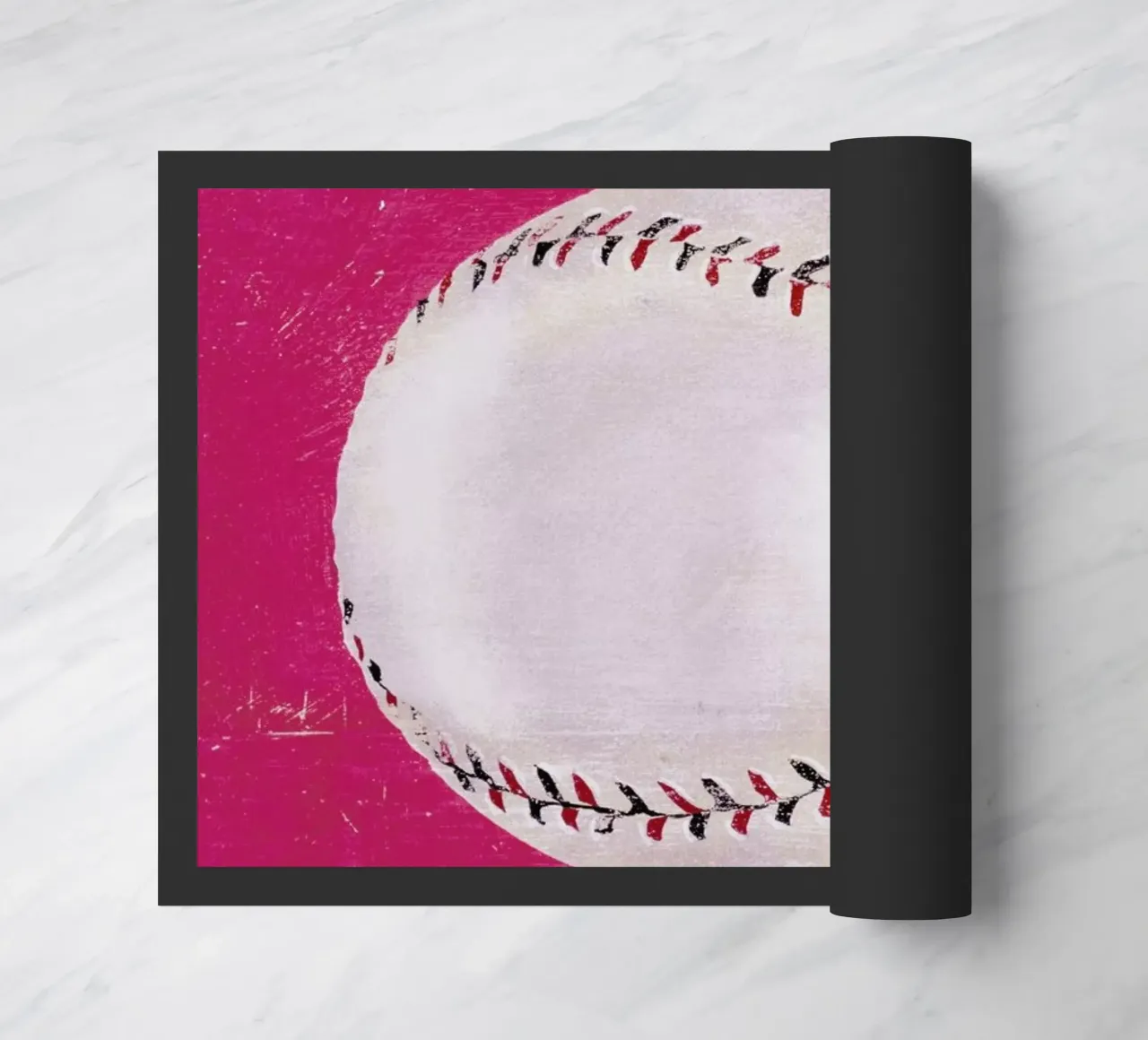 Baseball doormat by Andy Bridge