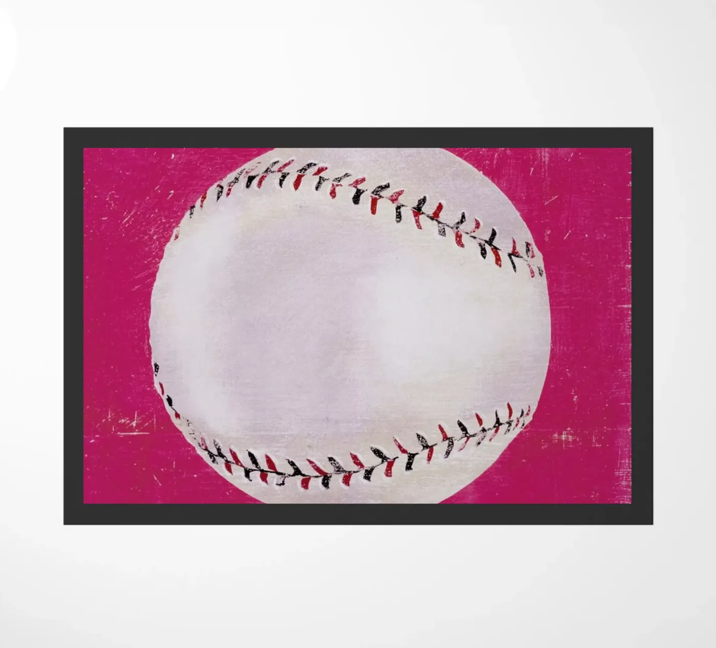 Baseball Fußmatte von Andy Bridge
