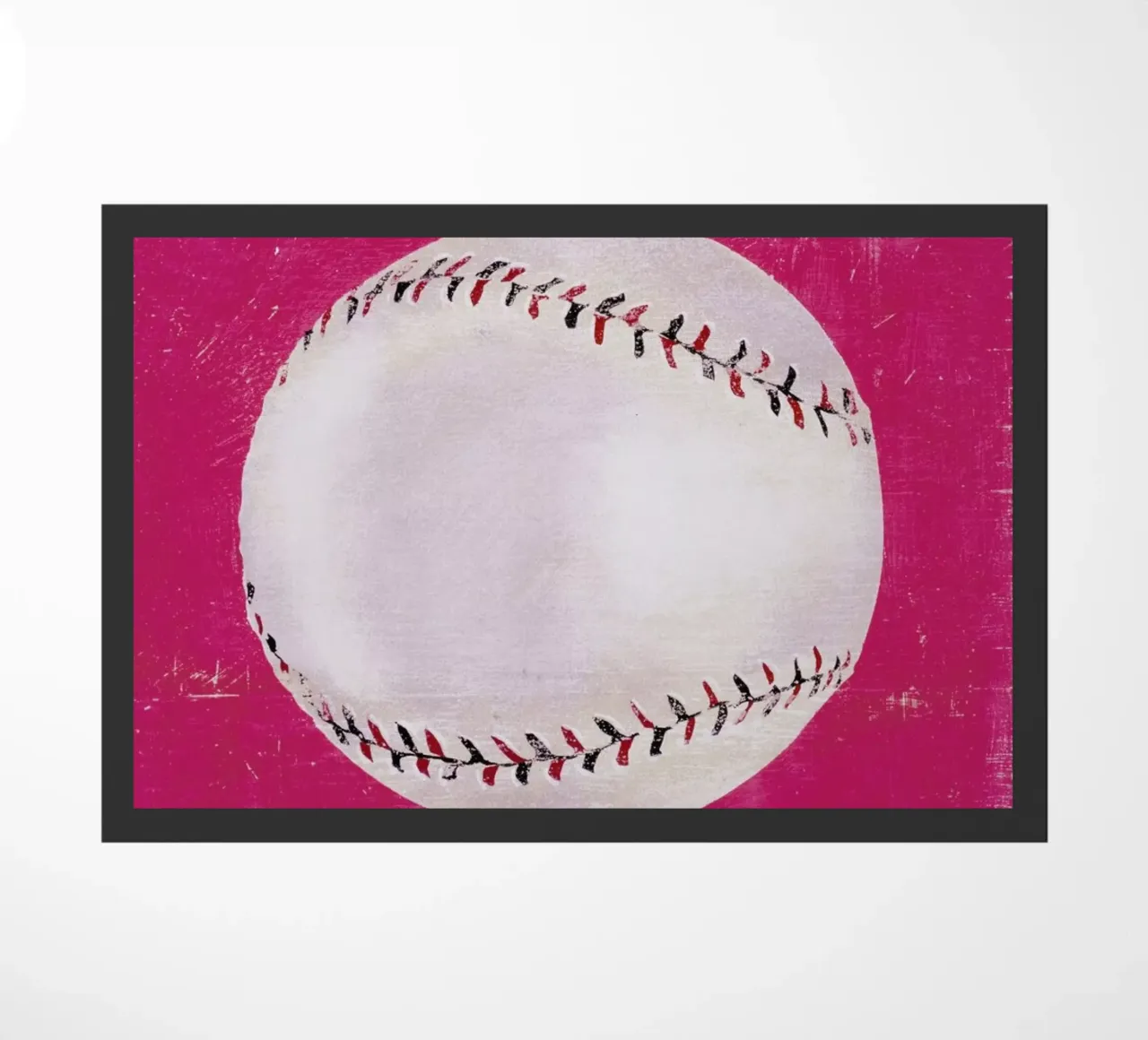 Baseball doormat by Andy Bridge