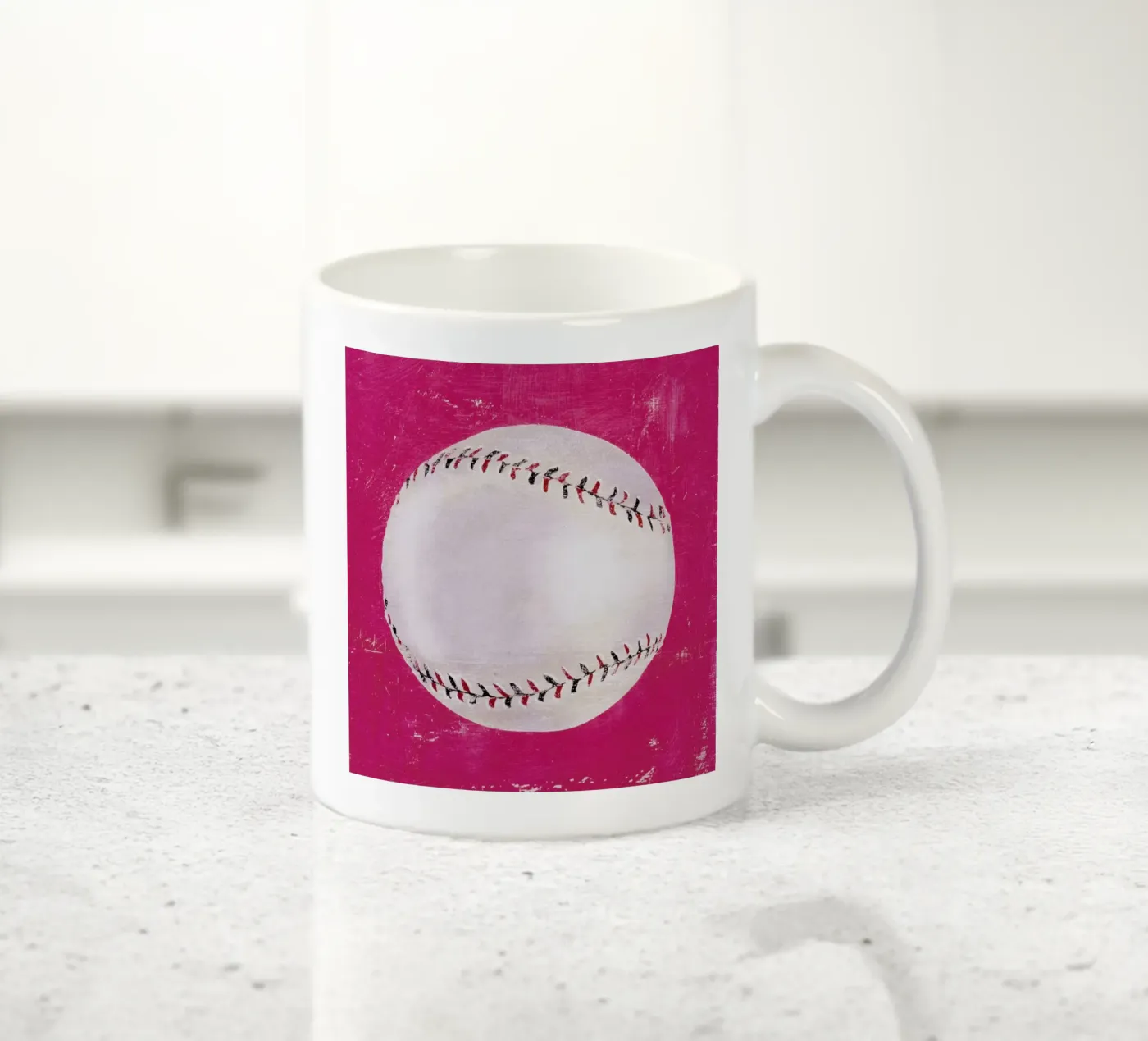 Baseball ceramic mug by Andy Bridge