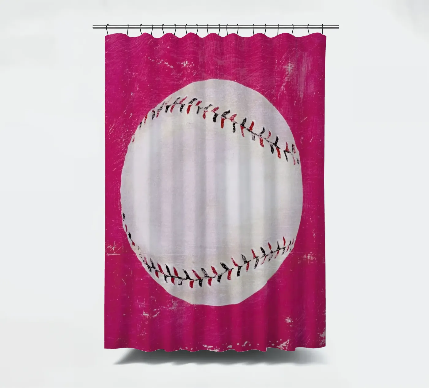 Baseball Duschvorhang von Andy Bridge