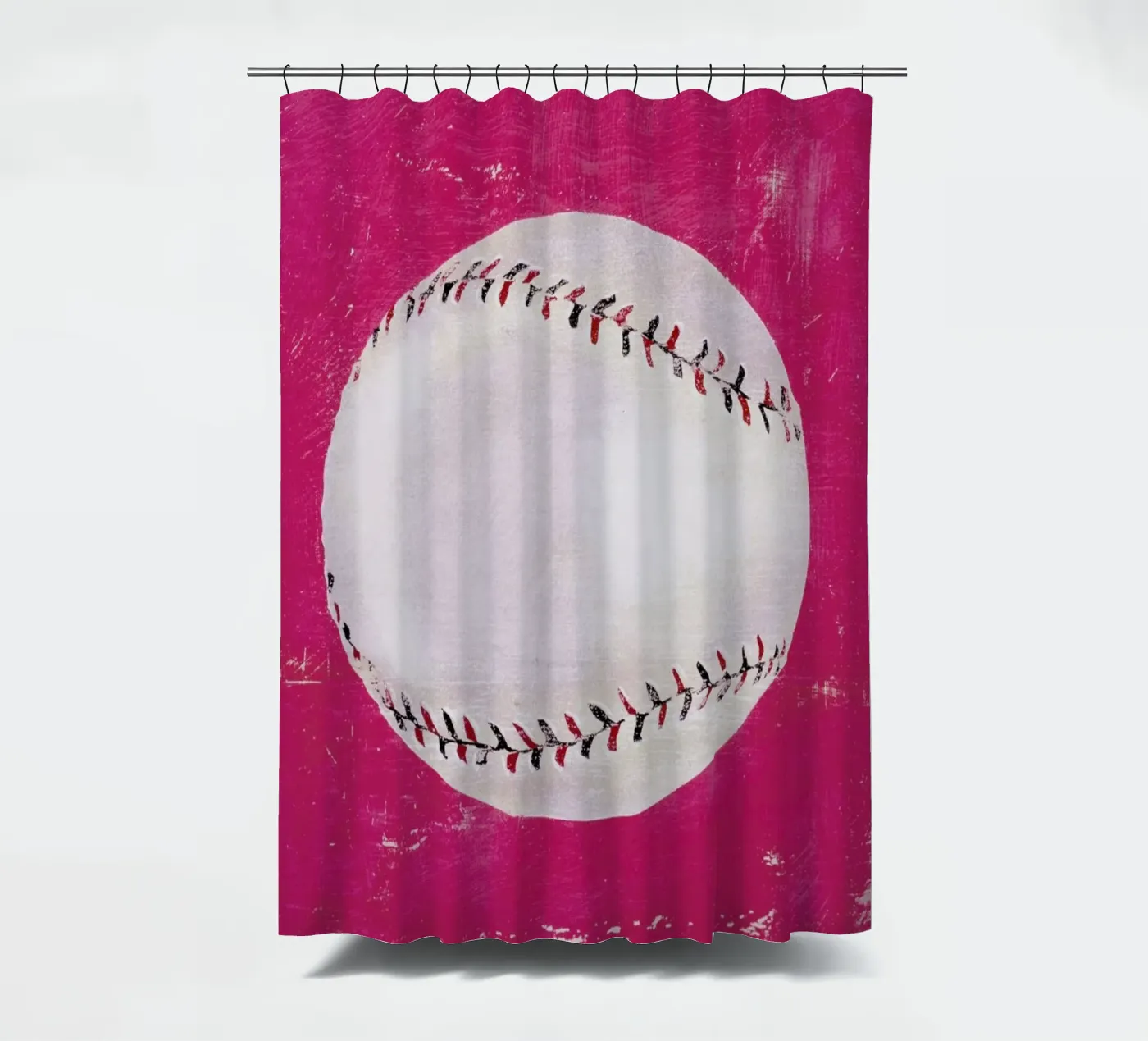 Baseball Duschvorhang von Andy Bridge