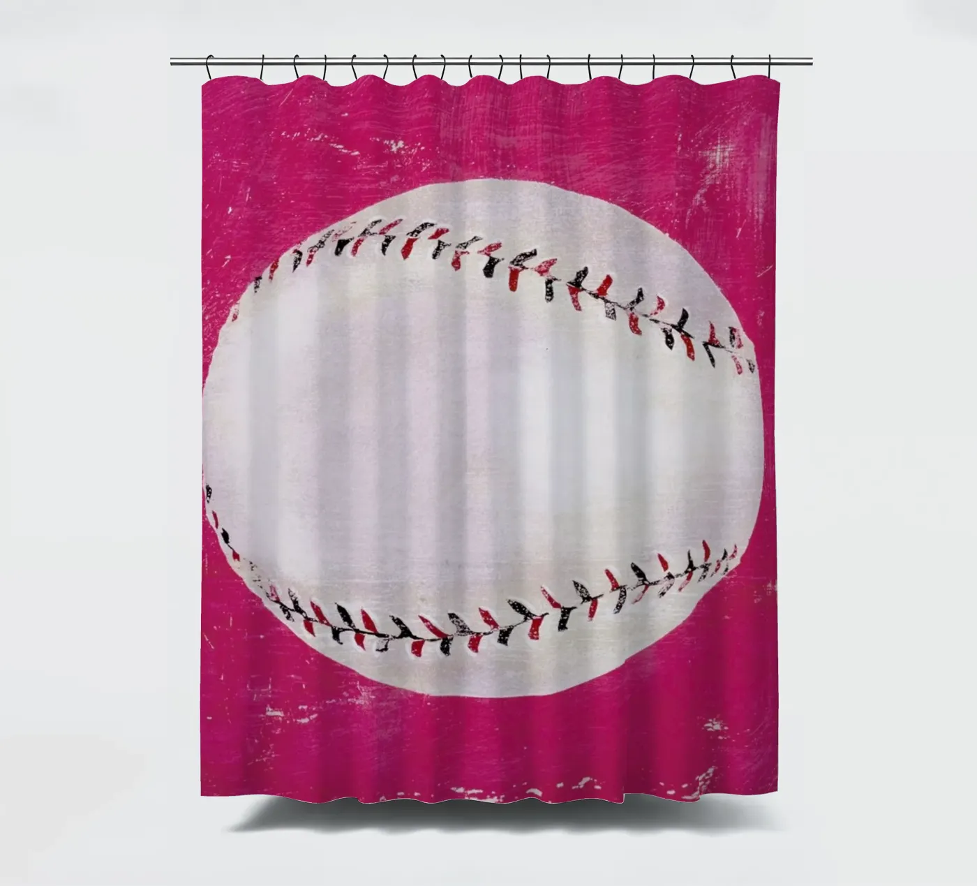 Baseball Duschvorhang von Andy Bridge