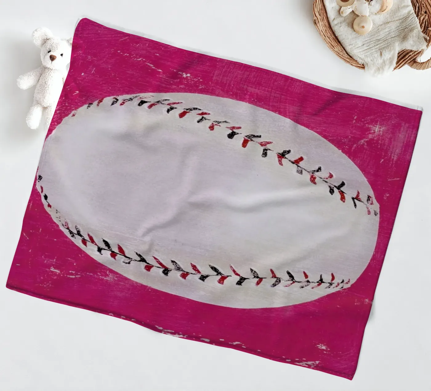 Baseball fleecedeken van Andy Bridge