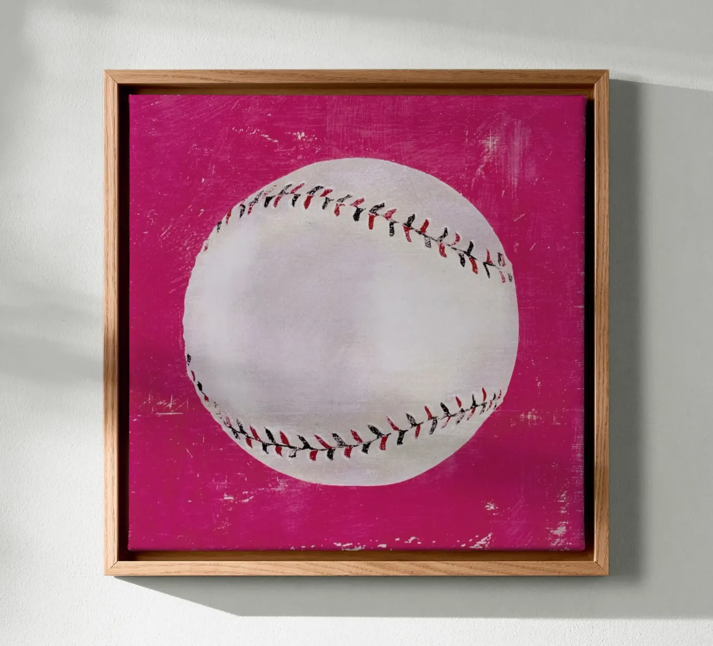 Baseball Leinwand von Andy Bridge