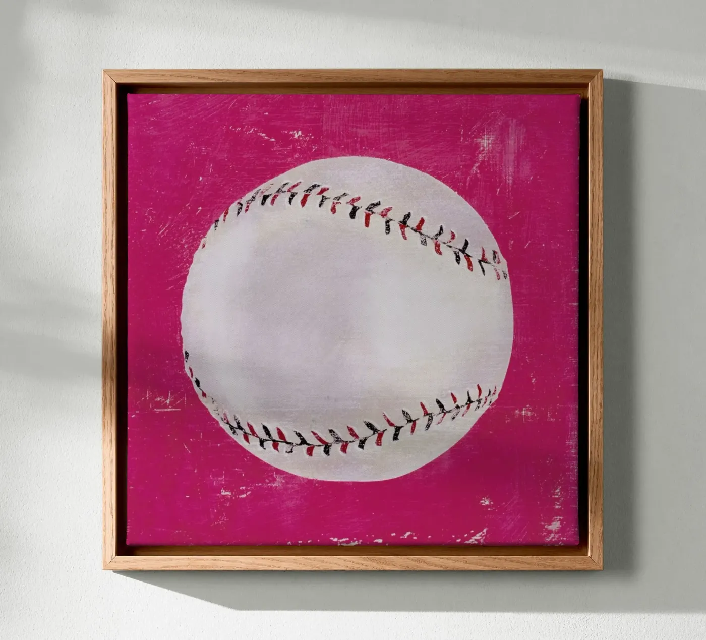 Baseball canvas by Andy Bridge