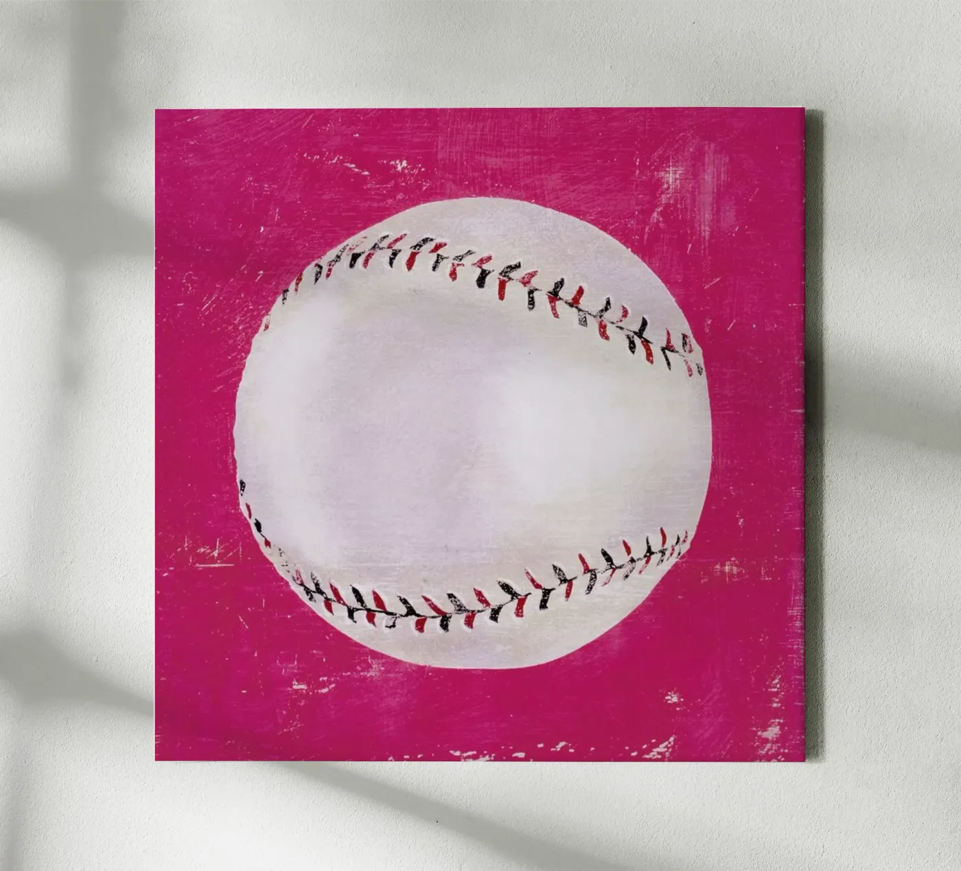 Baseball canvas by Andy Bridge