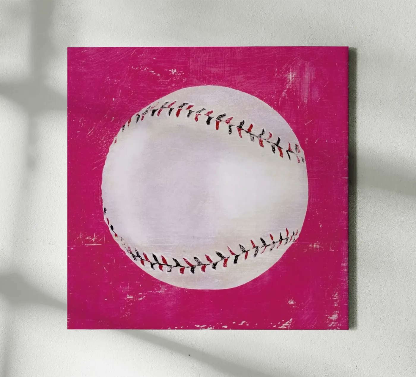Baseball Leinwand von Andy Bridge