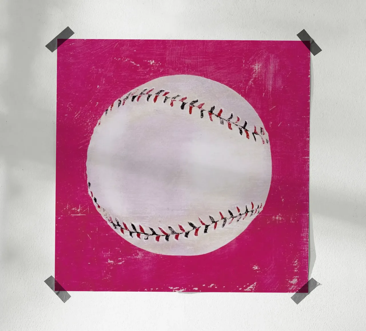 Baseball poster by Andy Bridge