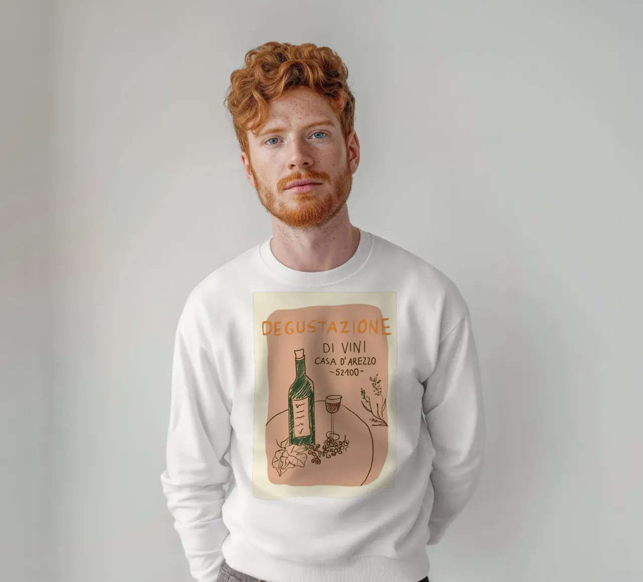 Weinprobe sweatshirt by Studio Dolci