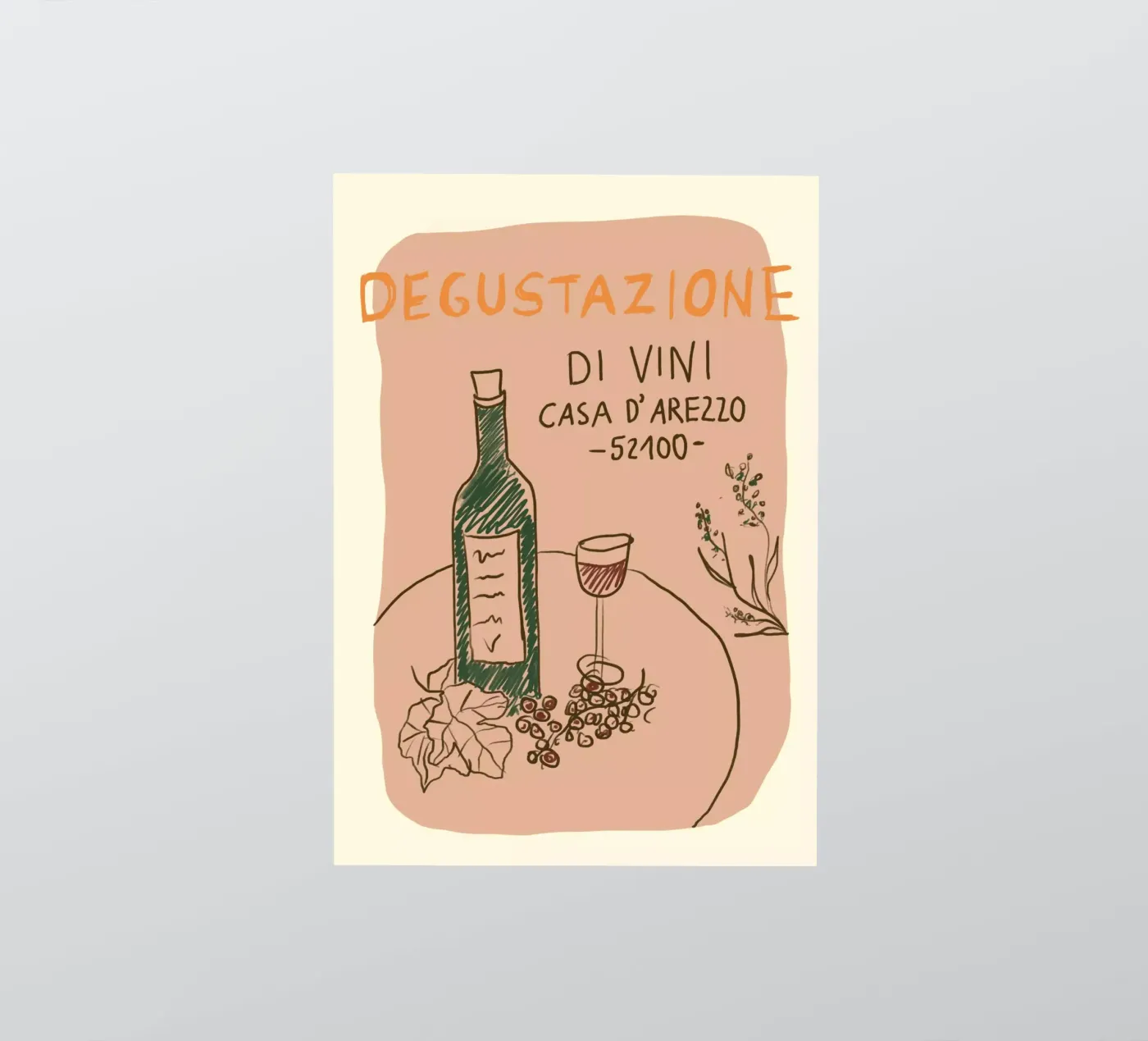 Weinprobe sticker by Studio Dolci