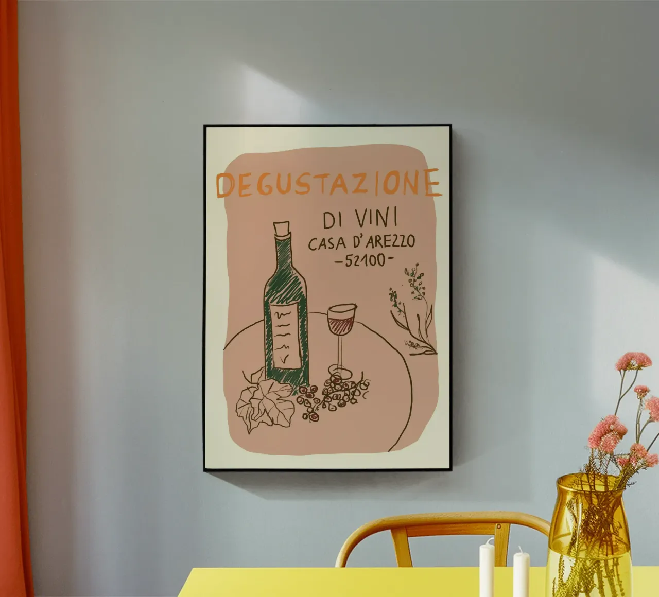 Weinprobe plexiglass da Studio Dolci