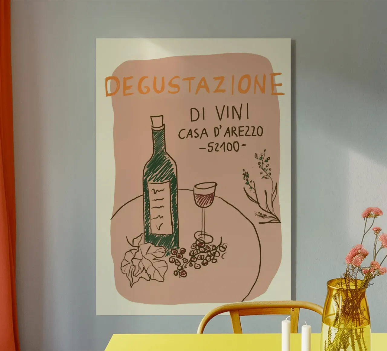 Weinprobe plexiglass da Studio Dolci