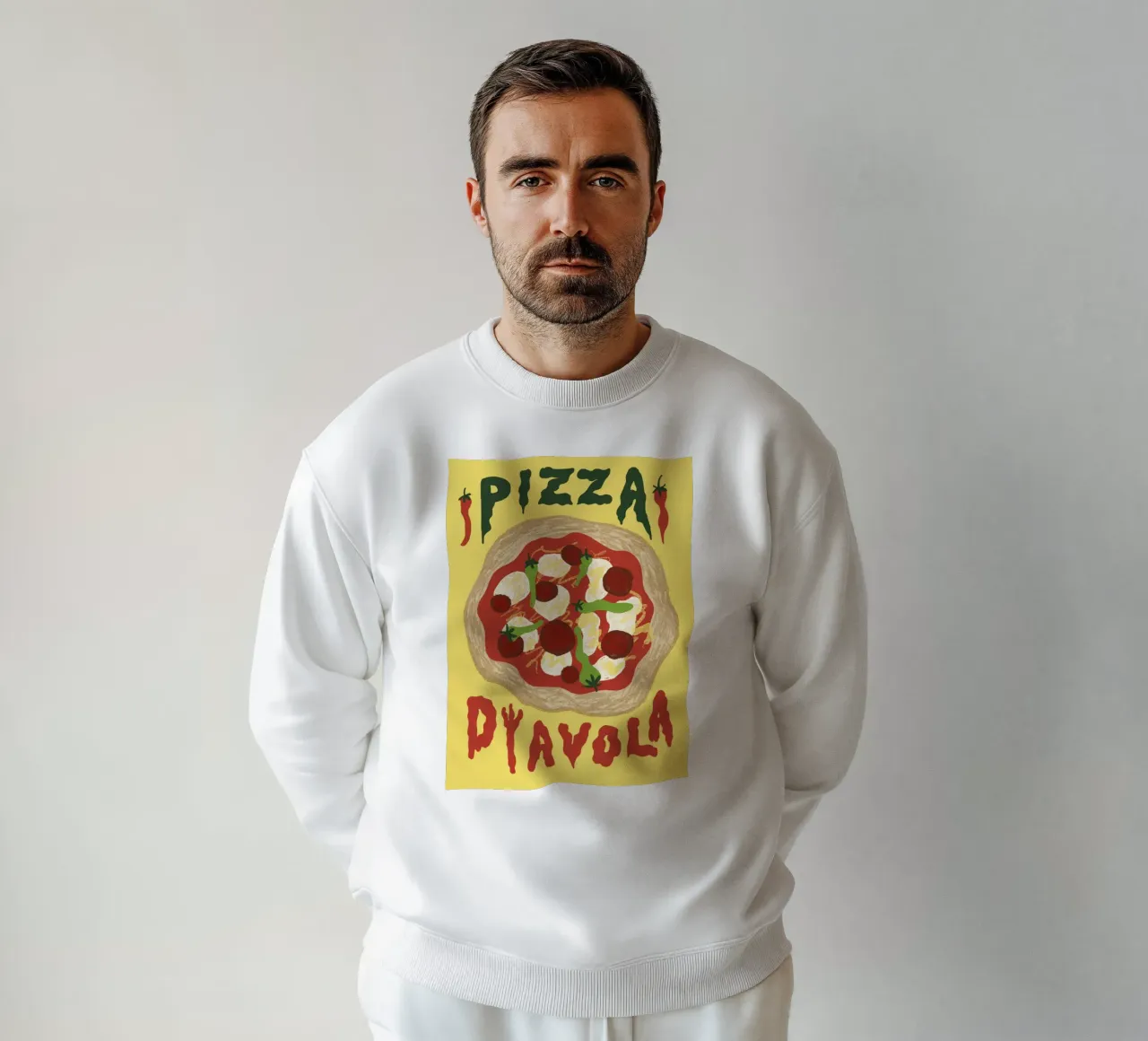 Pizza Diavola felpa da Studio Dolci
