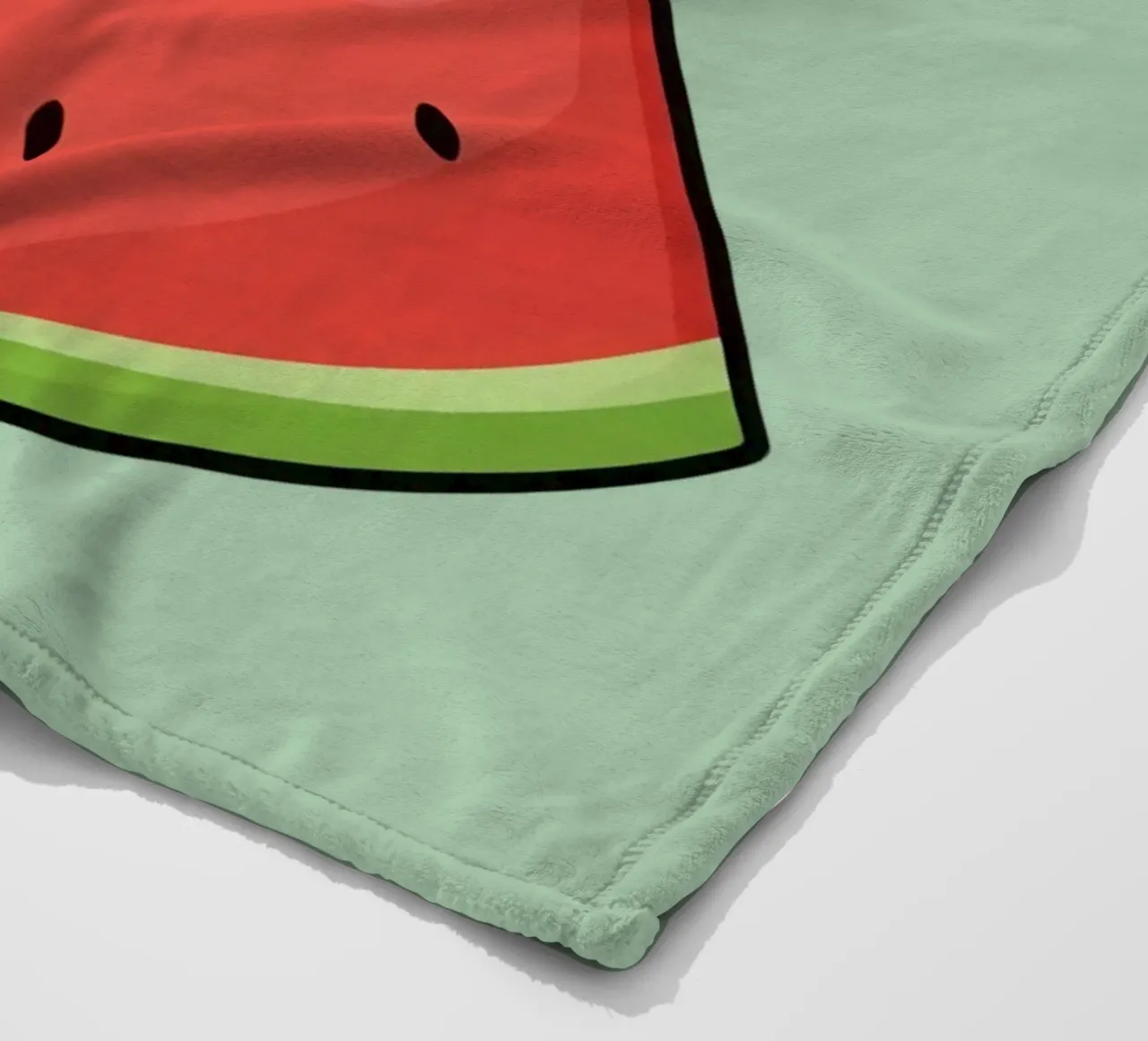 Fetta di cocomero felice con cappello da festa coperta in pile da DesignDoodle