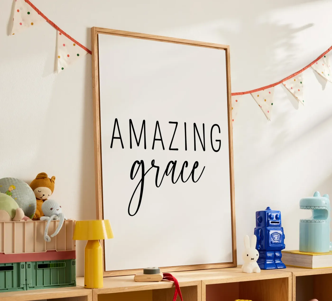 Grâce étonnante plexiglas de Shark Printables