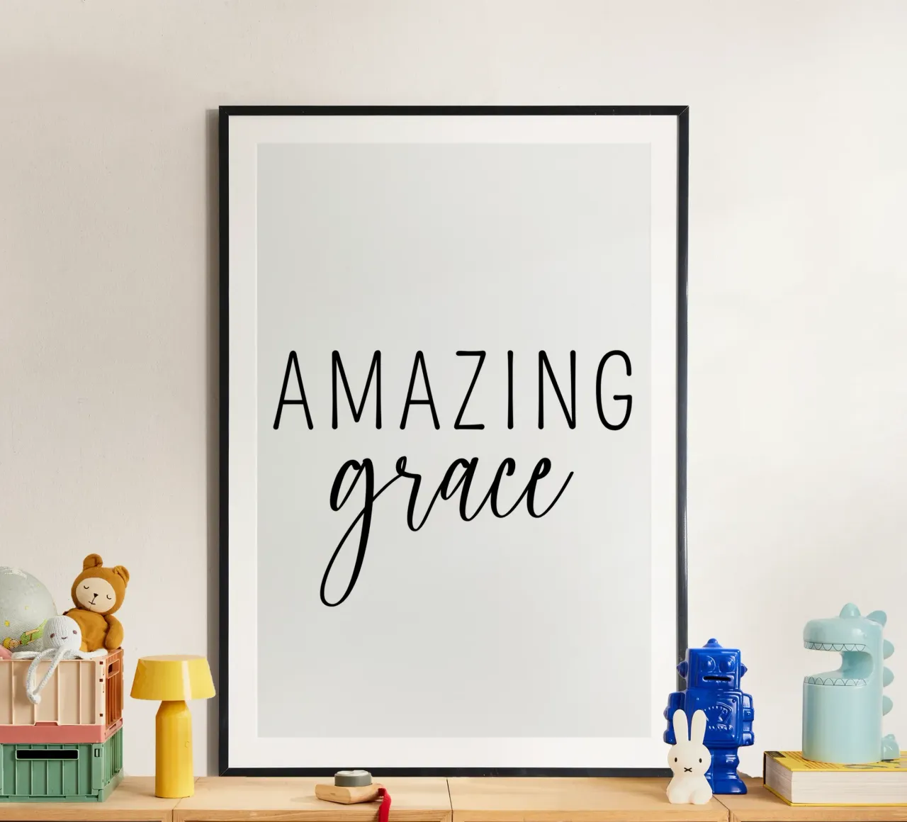 Amazing Grace poster da Shark Printables