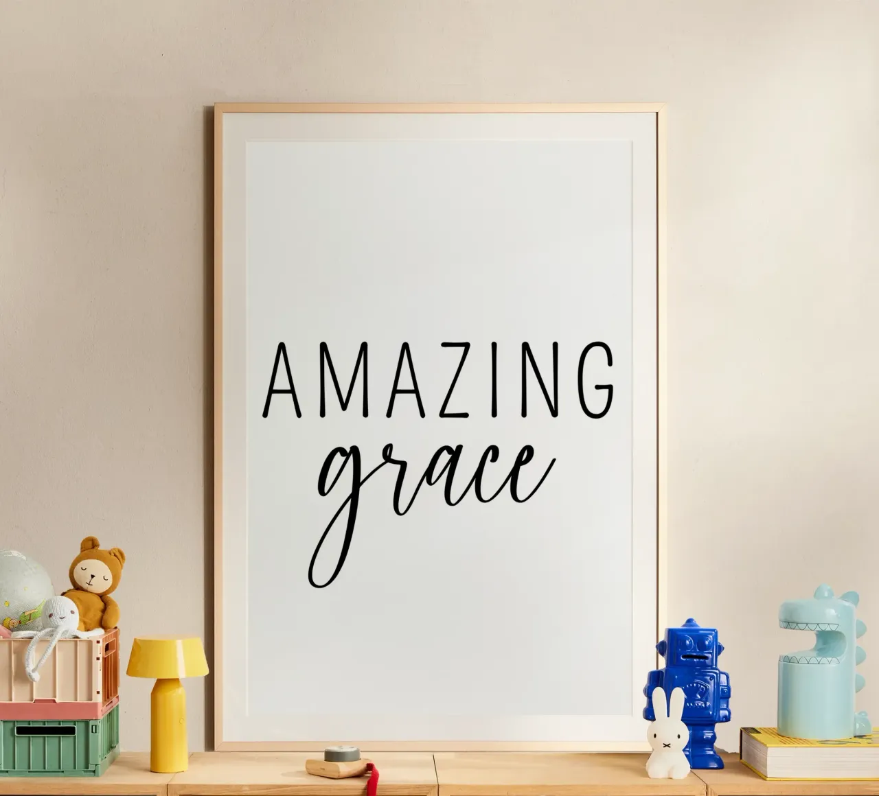 Amazing Grace poster da Shark Printables