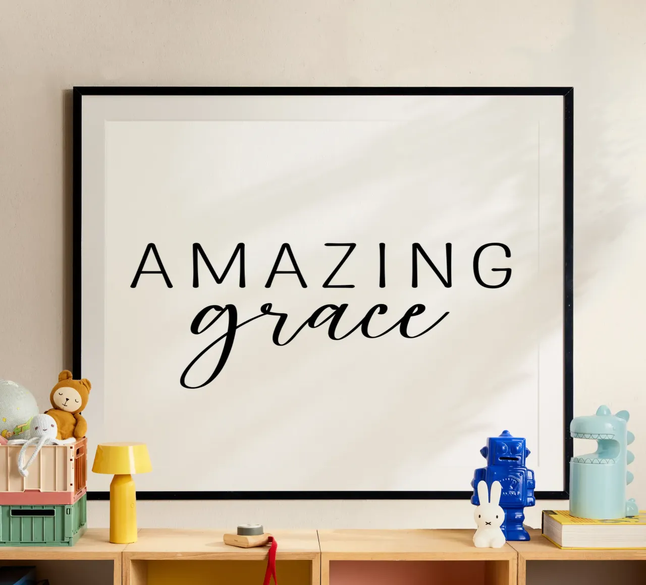 Amazing Grace poster da Shark Printables