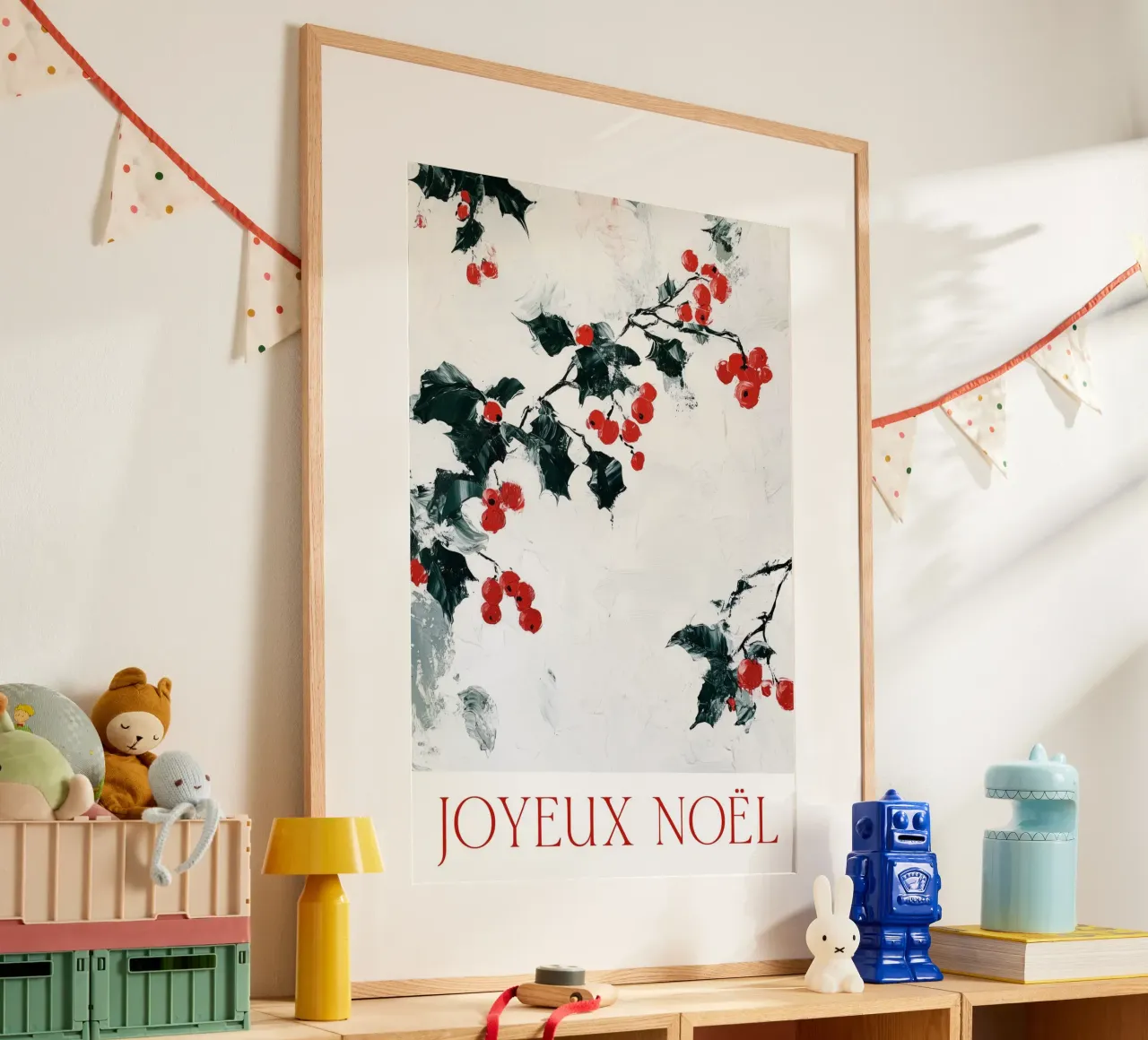 Joyeux Noel (Mistletoe) carta hahnemühle da treechild