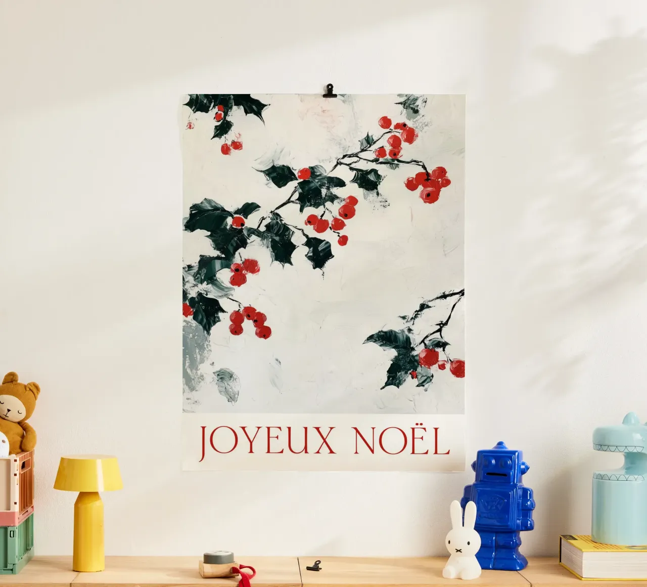 Joyeux Noel (Mistletoe) carta hahnemühle da treechild
