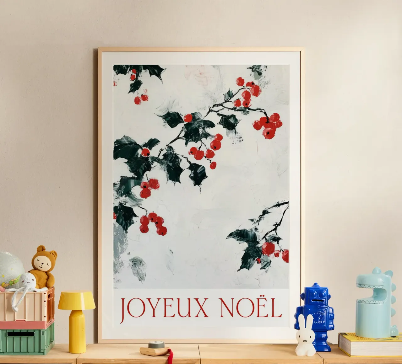 Joyeux Noel (Mistletoe) carta hahnemühle da treechild
