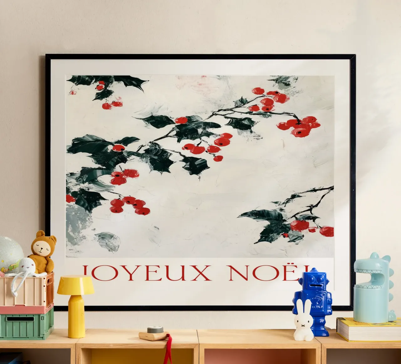 Joyeux Noel (Mistletoe) carta hahnemühle da treechild