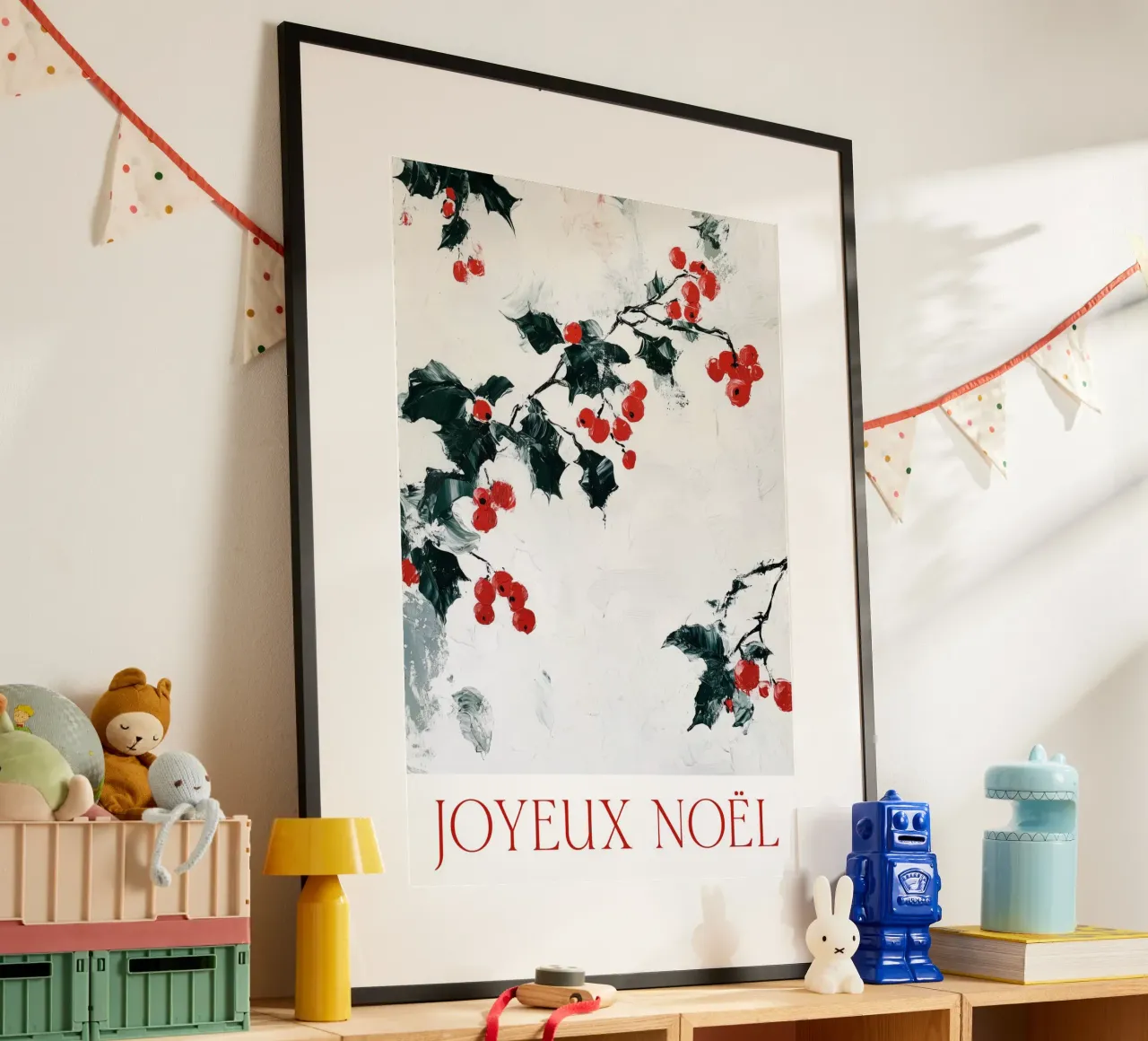 Joyeux Noel (Mistletoe) carta hahnemühle da treechild