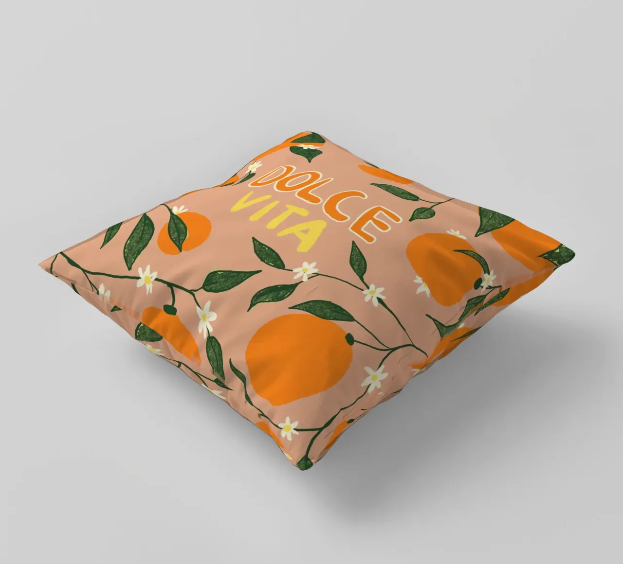 Dolce Vita Orange Kissen von Studio Dolci