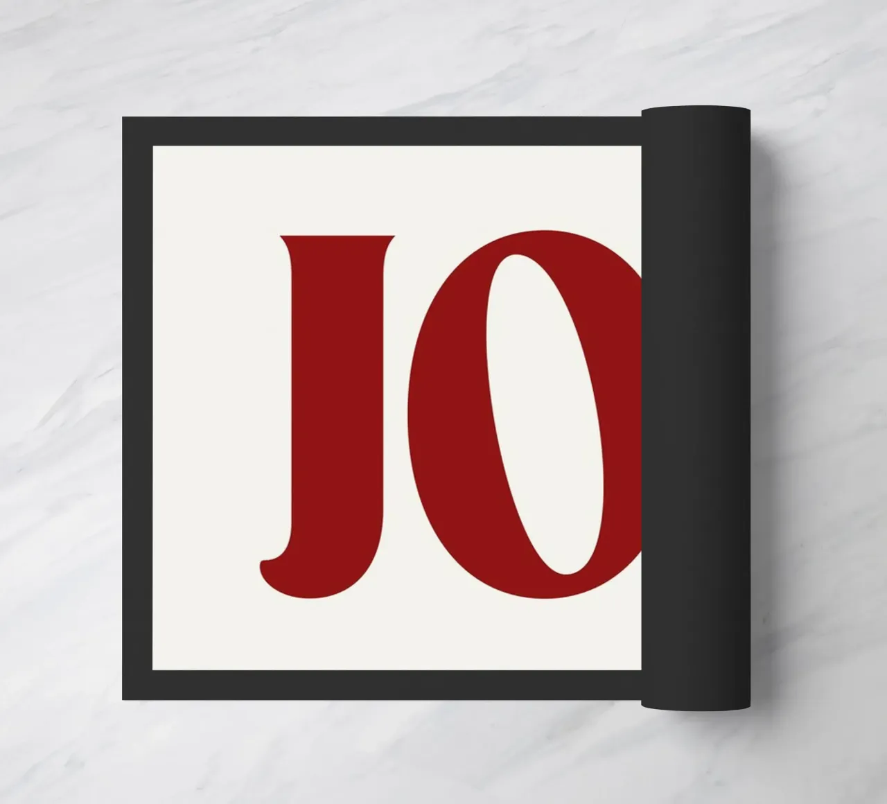 JOY (Red) doormat by treechild