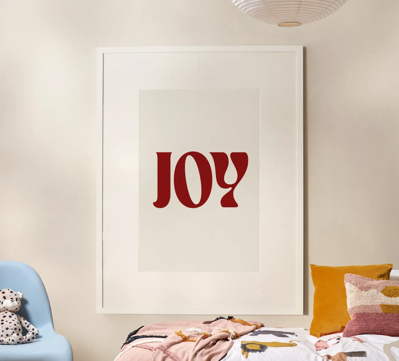 JOY (Red) poster van treechild