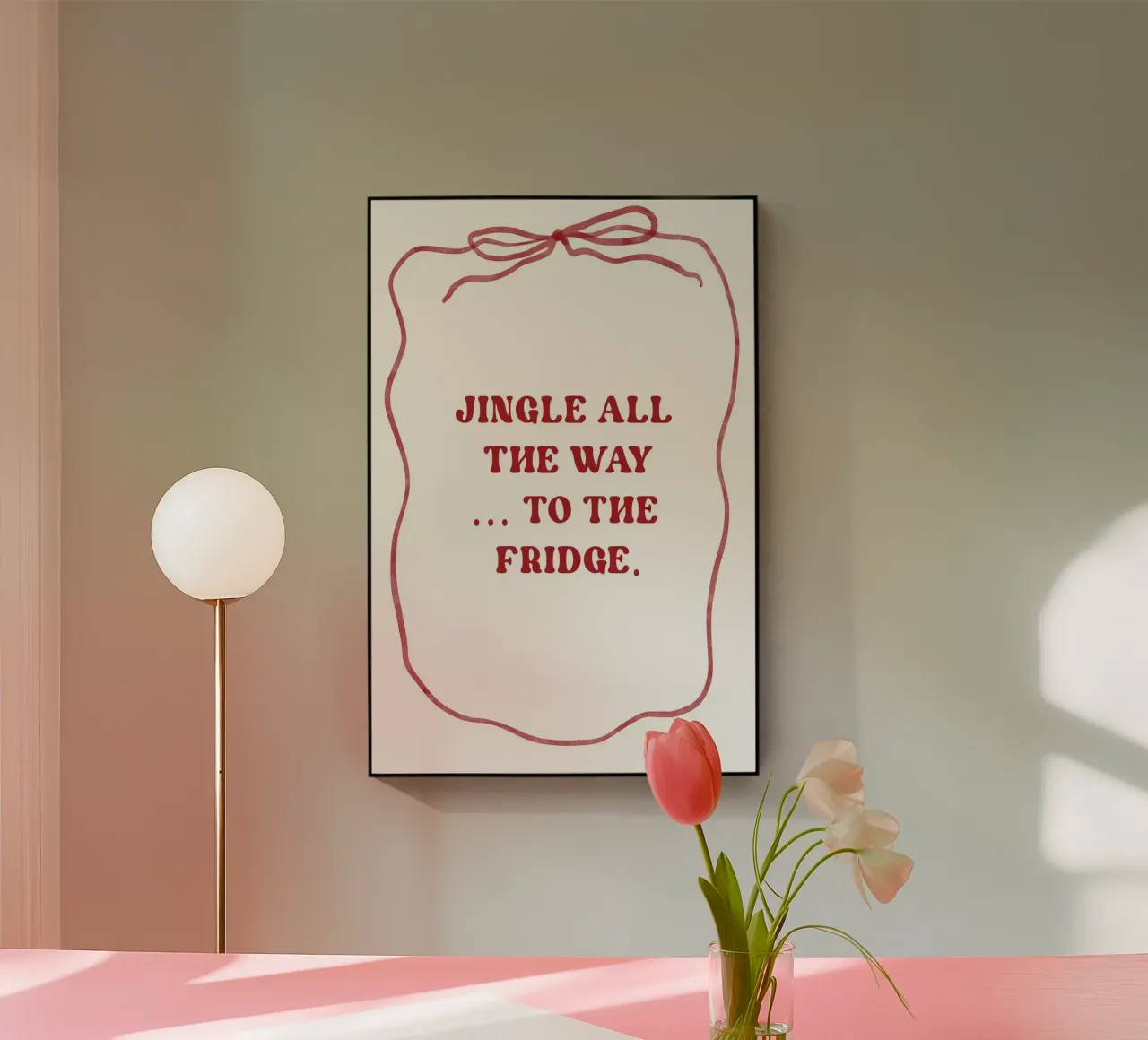Jingle All The Way...To The Fridge plexiglass da treechild