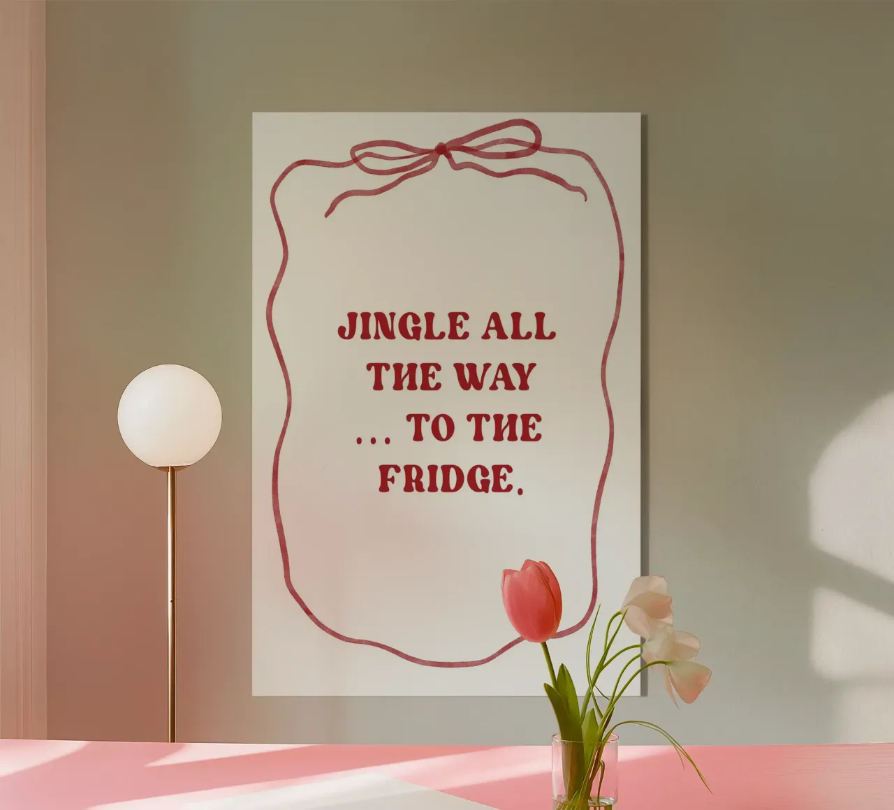 Jingle All The Way...To The Fridge plexiglass da treechild