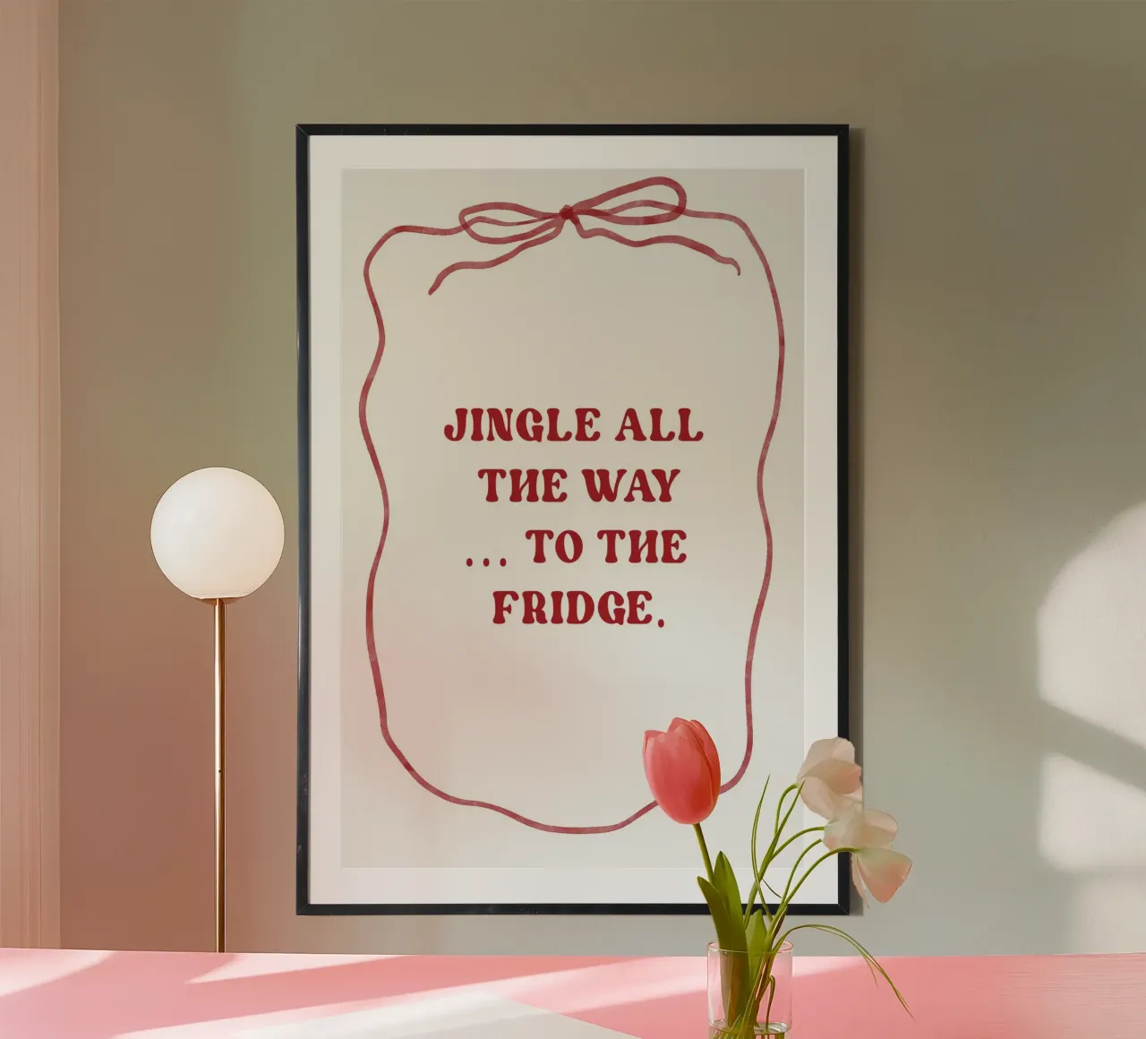 Jingle All The Way...To The Fridge Hahnemühle von treechild