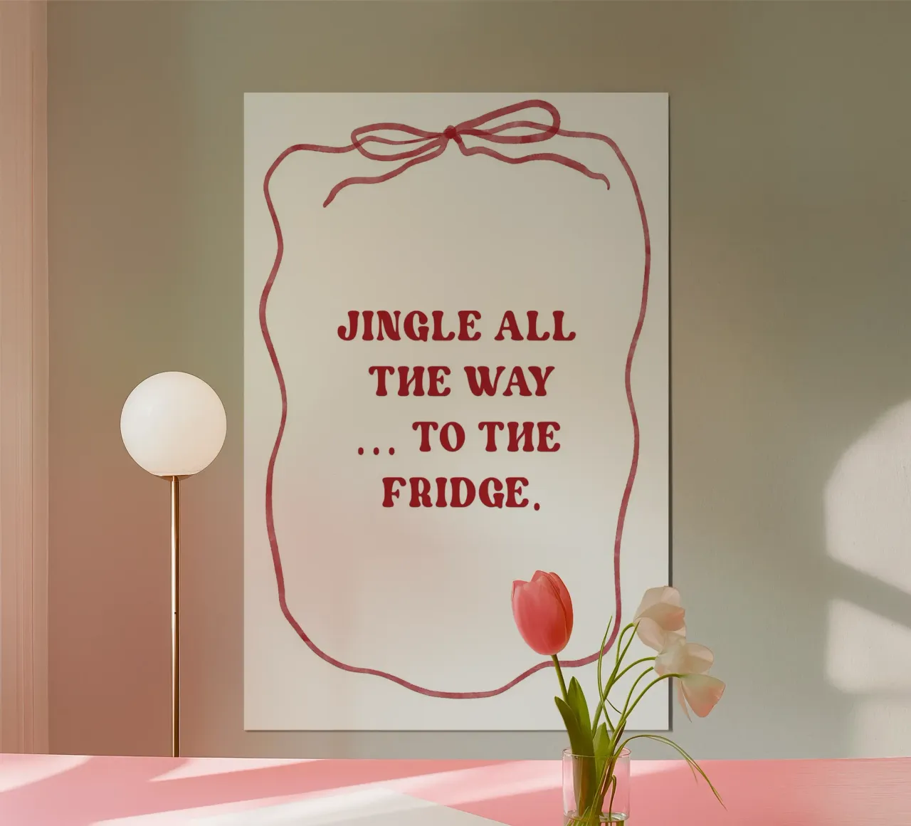 Jingle All The Way...To The Fridge Hahnemühle von treechild