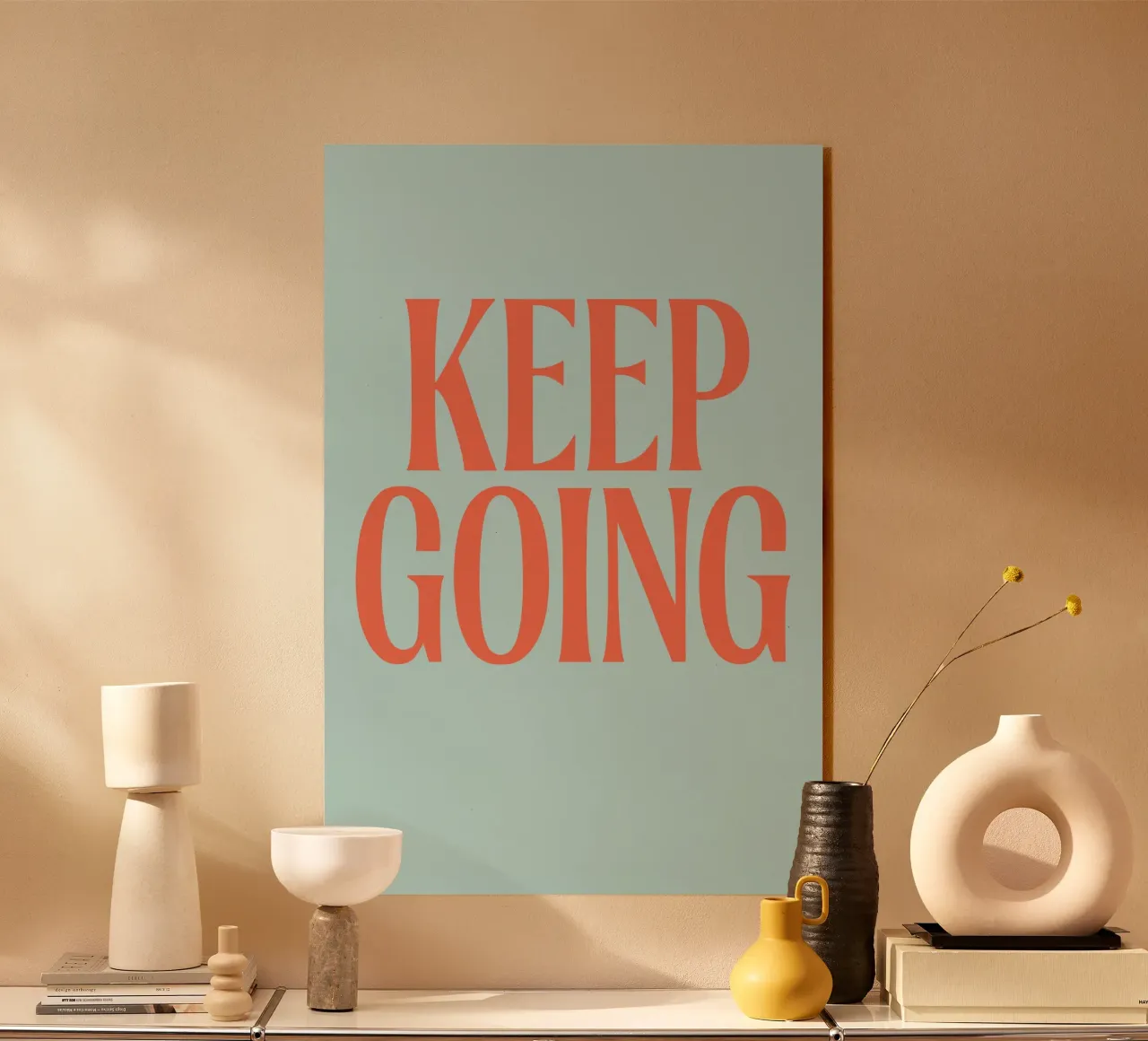 Keep Going plexiglass da treechild