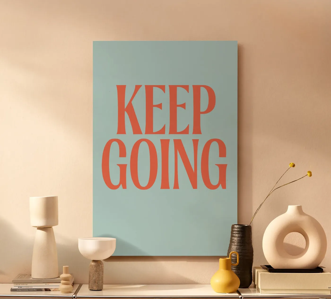 Keep Going alluminio dibond da treechild