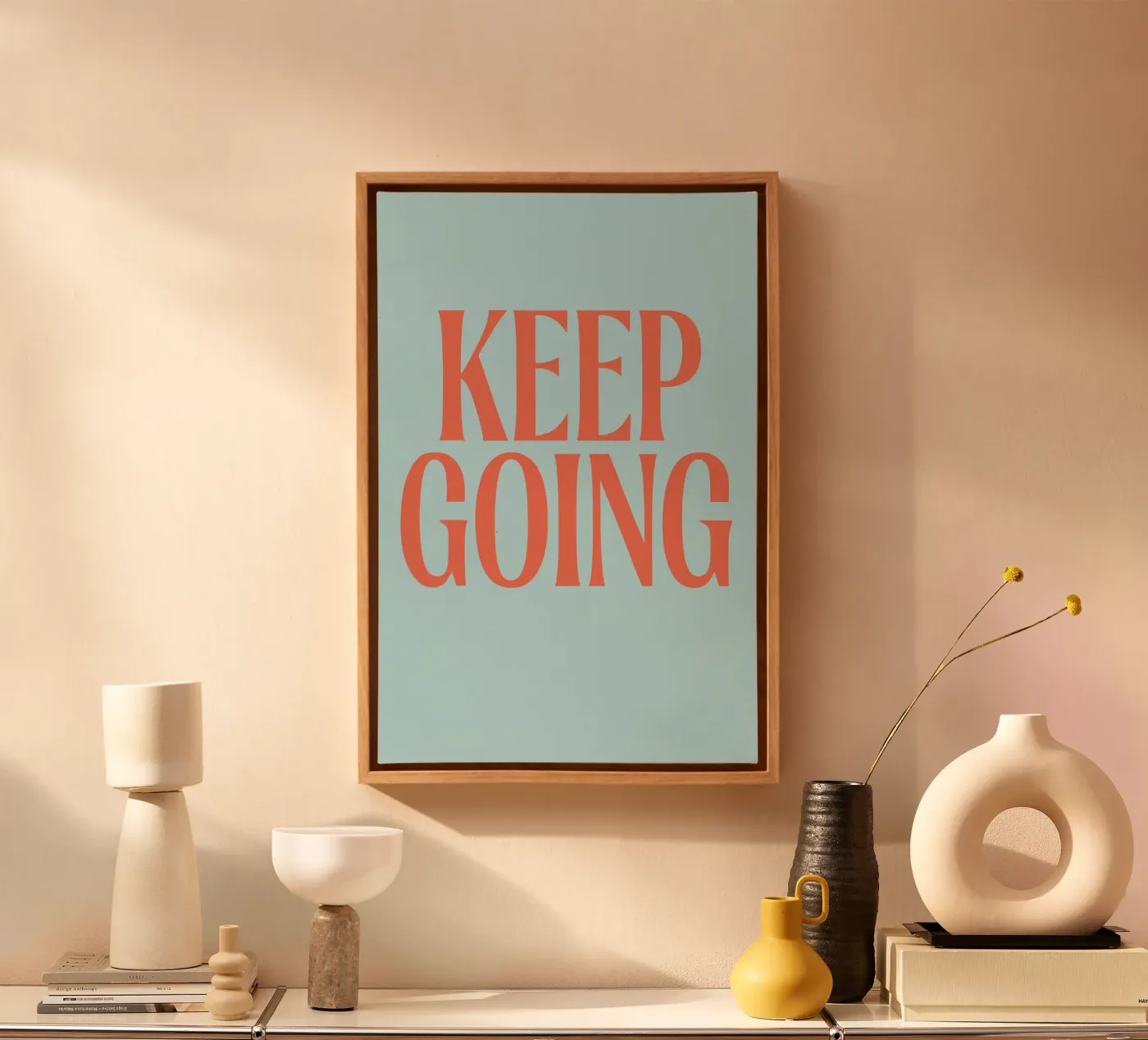 Keep Going canvas van treechild